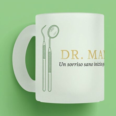Tazza personalizzata con scritta - Golden Dentist