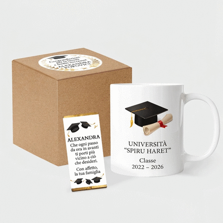 Set regalo personalizzato per i neolaureati
