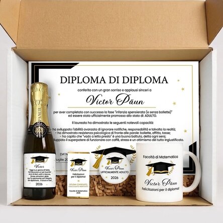 Set regalo per neolaureati - La vita da adulti