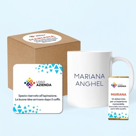 Set regalo aziendale personalizzato - Benvenuto nel team