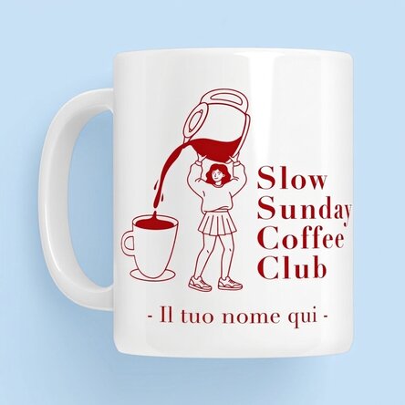 Tazza personalizzata con scritta - Coffee Club