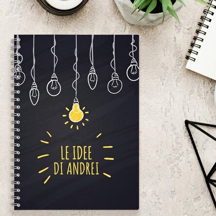 Quaderno personalizzato - Bright Ideas