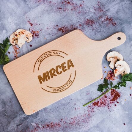 Tagliere personalizzato - Qui si cucina