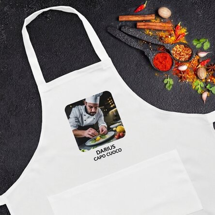 Set personalizzato con una foto e un testo