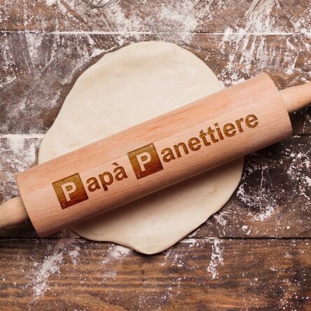 Spatola da cucina in legno personalizzata - Baking Person