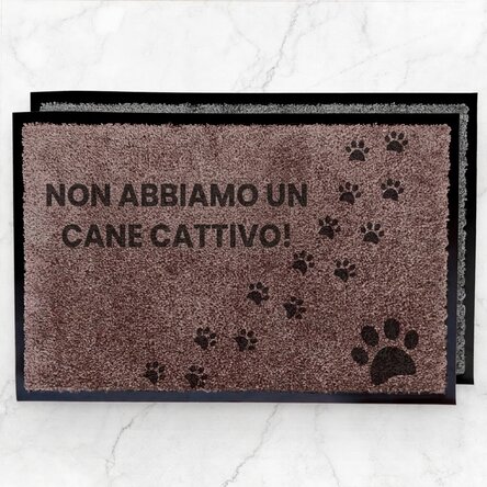 Tappetino d'ingresso personalizzato per interni - Cane arrabbiato