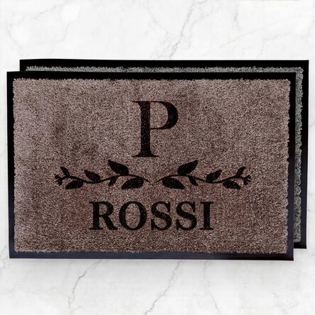 Tappetino d'ingresso personalizzato per interni - Emblema