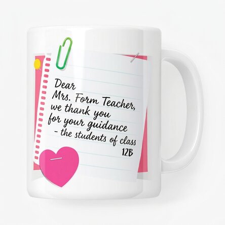 Tazza personalizzata con scritta - La professoressa