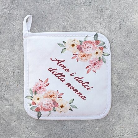 Sottopentola personalizzato con scritta - Grandma's cakes