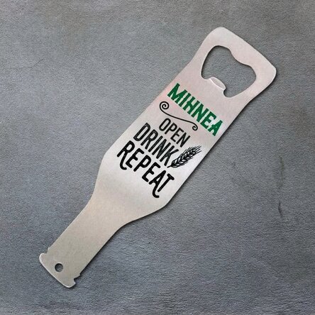 Apribottiglie personalizzato - Drink Open Repeat