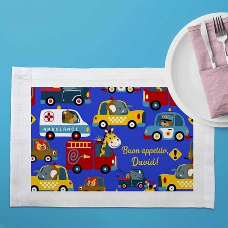Portapiatto personalizzato - Cars