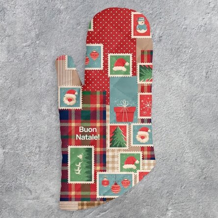 Guanto da cucina personalizzato con scritta - Modello Petic