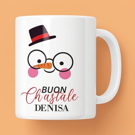 Tazza personalizzata con scritta - Snowman