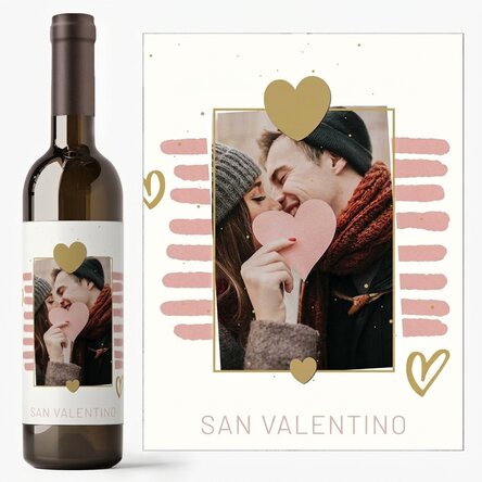 Vino personalizzato con testo e foto - Together