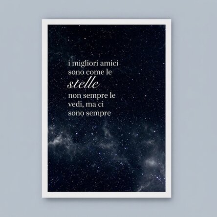 Quadro personalizzato con testo - Best Friends