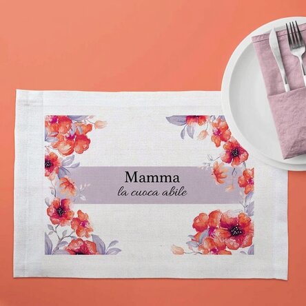 Portapiatto personalizzato - La mamma cuoca provetta
