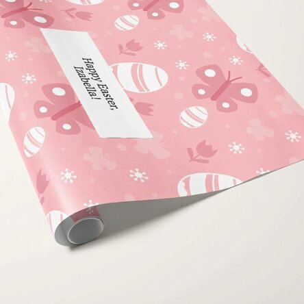 Carta da regalo personalizzata con testo - modello pasquale