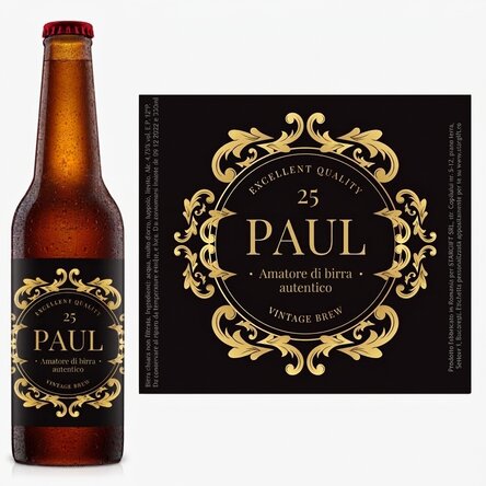 Birra personalizzata con scritta - Amante della birra
