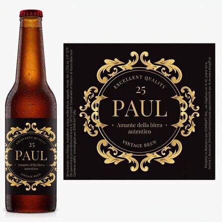 Birra personalizzata con scritta - Amante della birra
