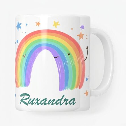 Tazza personalizzata con scritta - Rainbow