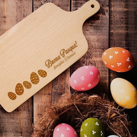 Tagliere personalizzato - Uovo di Pasqua