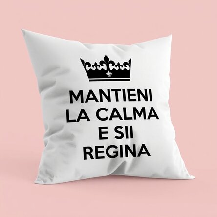 Cuscino personalizzato con scritta - Keep Calm