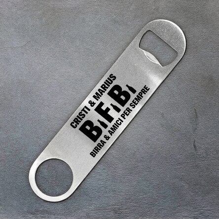 Apribottiglie personalizzato con scritta - BFF