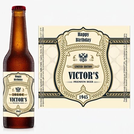 Birra personalizzata con scritta - Blazon