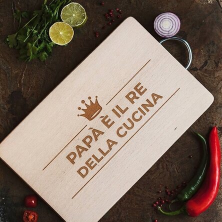 Tagliere personalizzato - The King Of The Kitchen