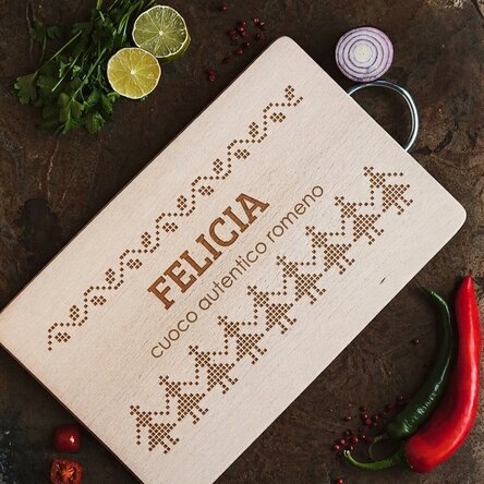 Tagliere personalizzato - Autenticamente rumeno