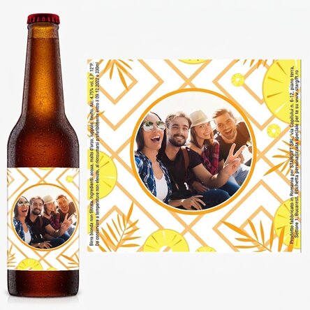 Birra personalizzata con foto - Goditi l'estate