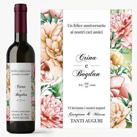 Vino personalizzato con dedica - Buon compleanno