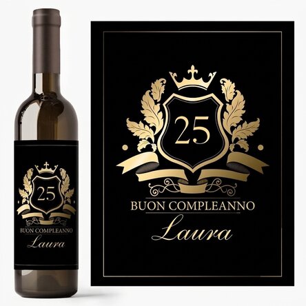 Vino personalizzato con scritta - Royalty