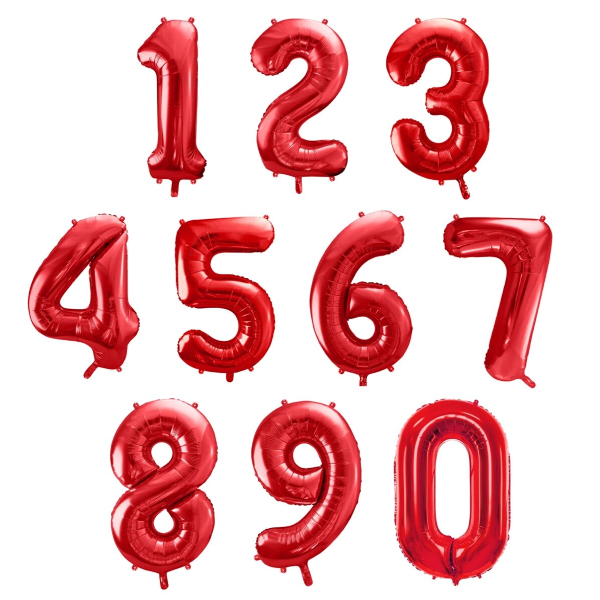 Palloncini - Numeri rossi 86 cm
