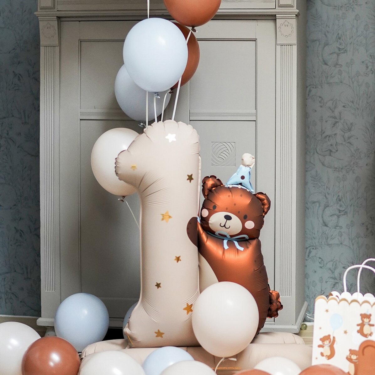 Palloncino di compleanno - Il numero 1 e l
