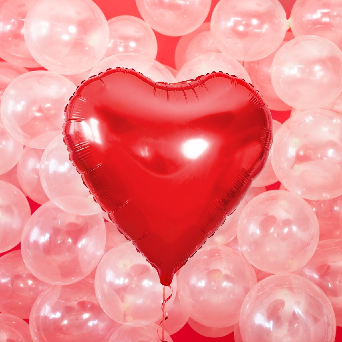 Palloncino - Cuore rosso 45 cm