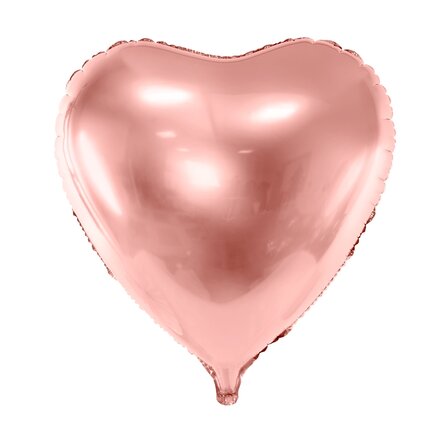 Palloncino - Cuore in oro rosa 45 cm