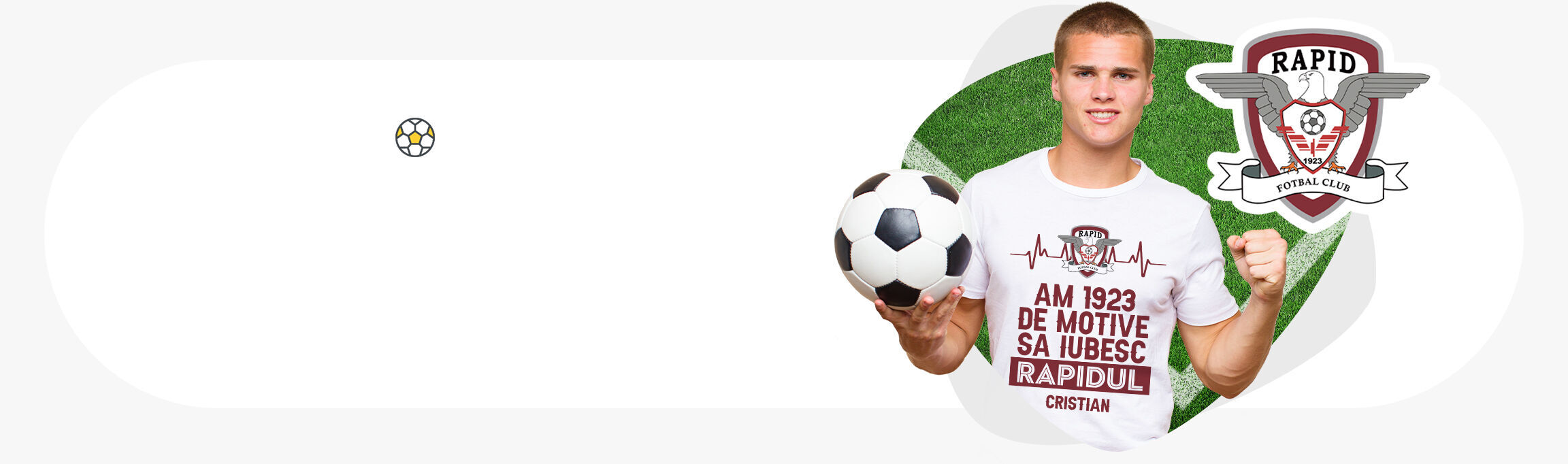 Regali personalizzati con licenza ufficiale - FC Rapid 1923 Bucarest