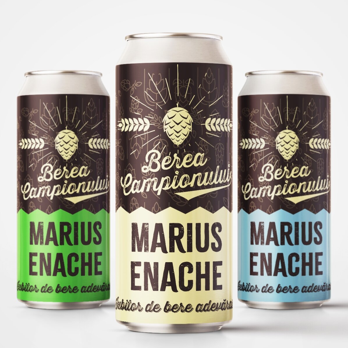 Birra in lattina personalizzata con scritta - La birra del campione