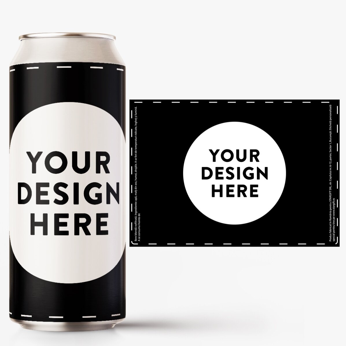 Birra in lattina personalizzata con la tua grafica