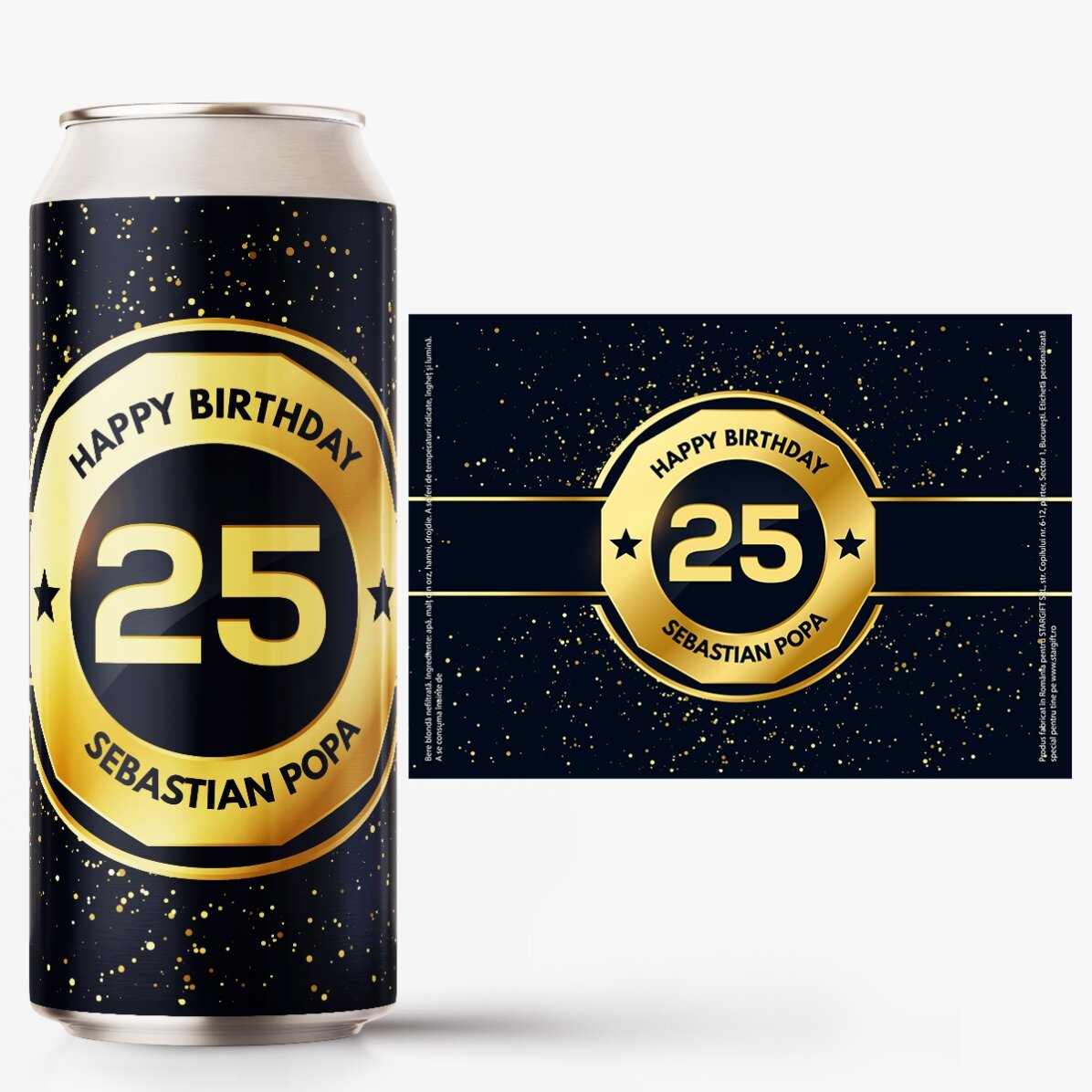 Birra in lattina personalizzata con una scritta - Birthday Beer