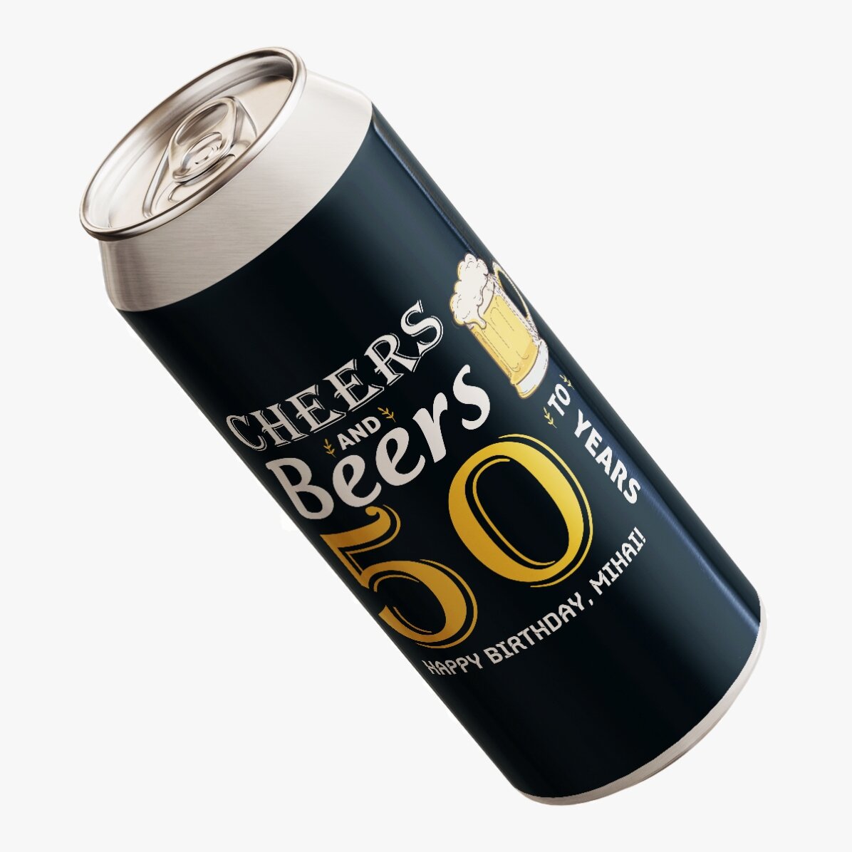 Birra in lattina personalizzata con scritta - Cheers