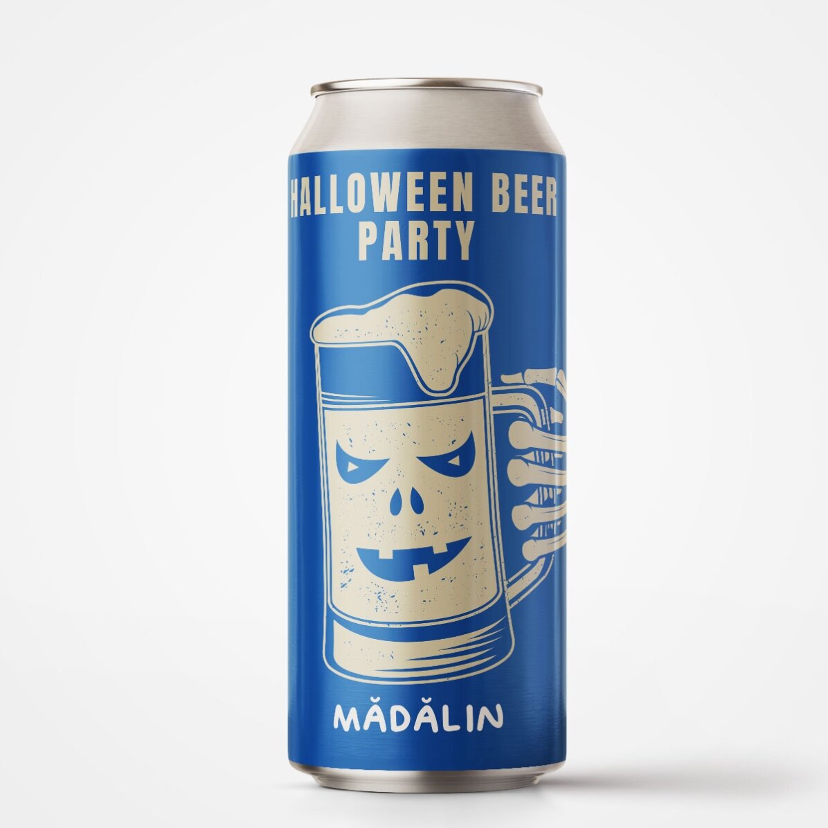 Birra in lattina personalizzata con scritta - Halloween Beer Party