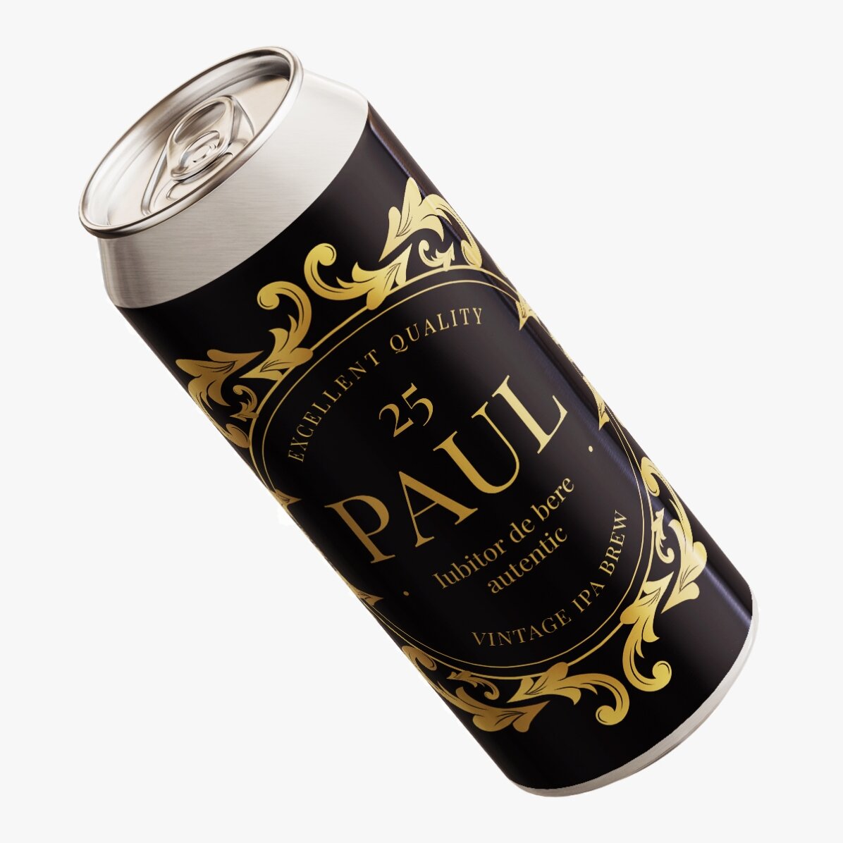 Birra in lattina personalizzata con una scritta - Amante della birra