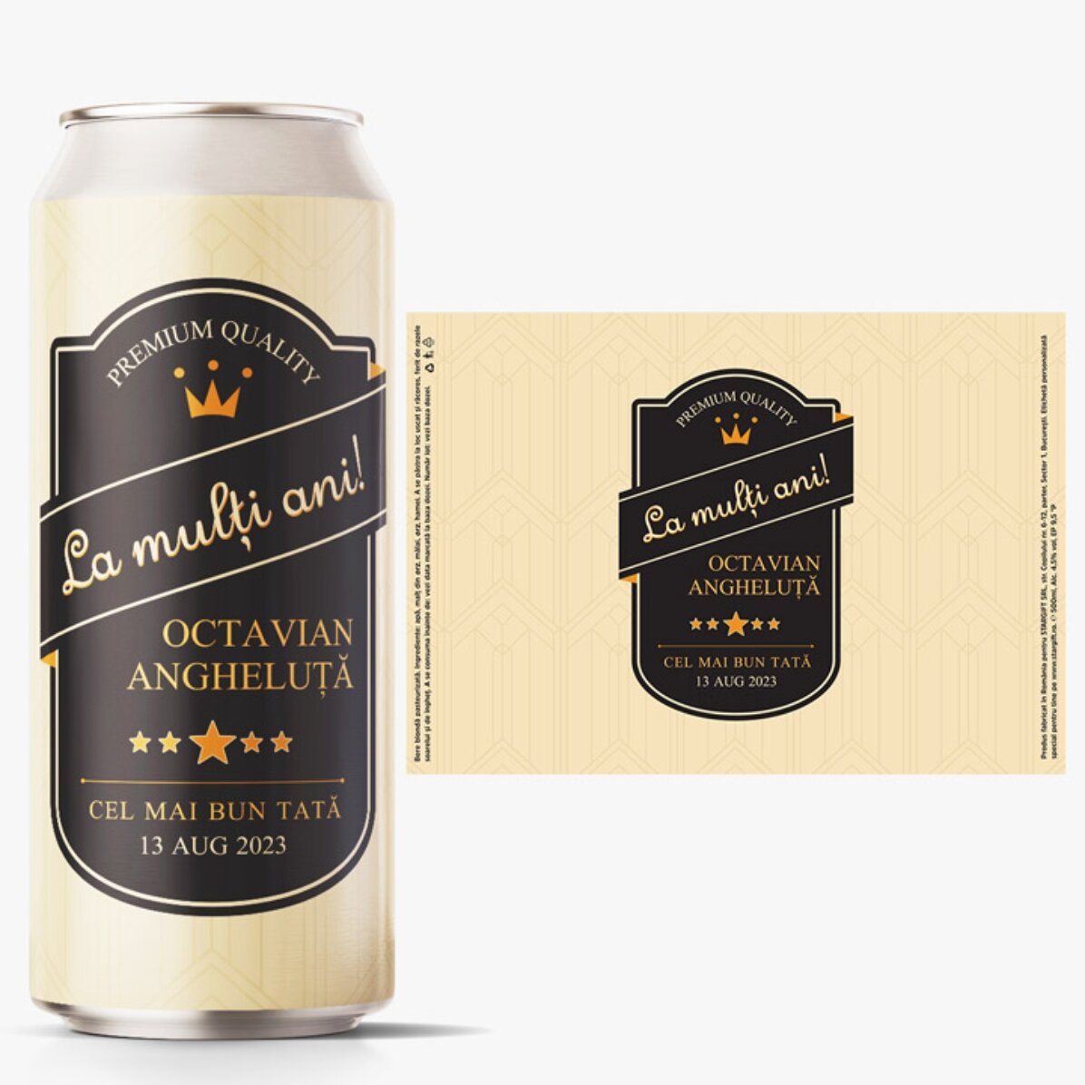Birra in lattina personalizzata con una scritta - Special for you