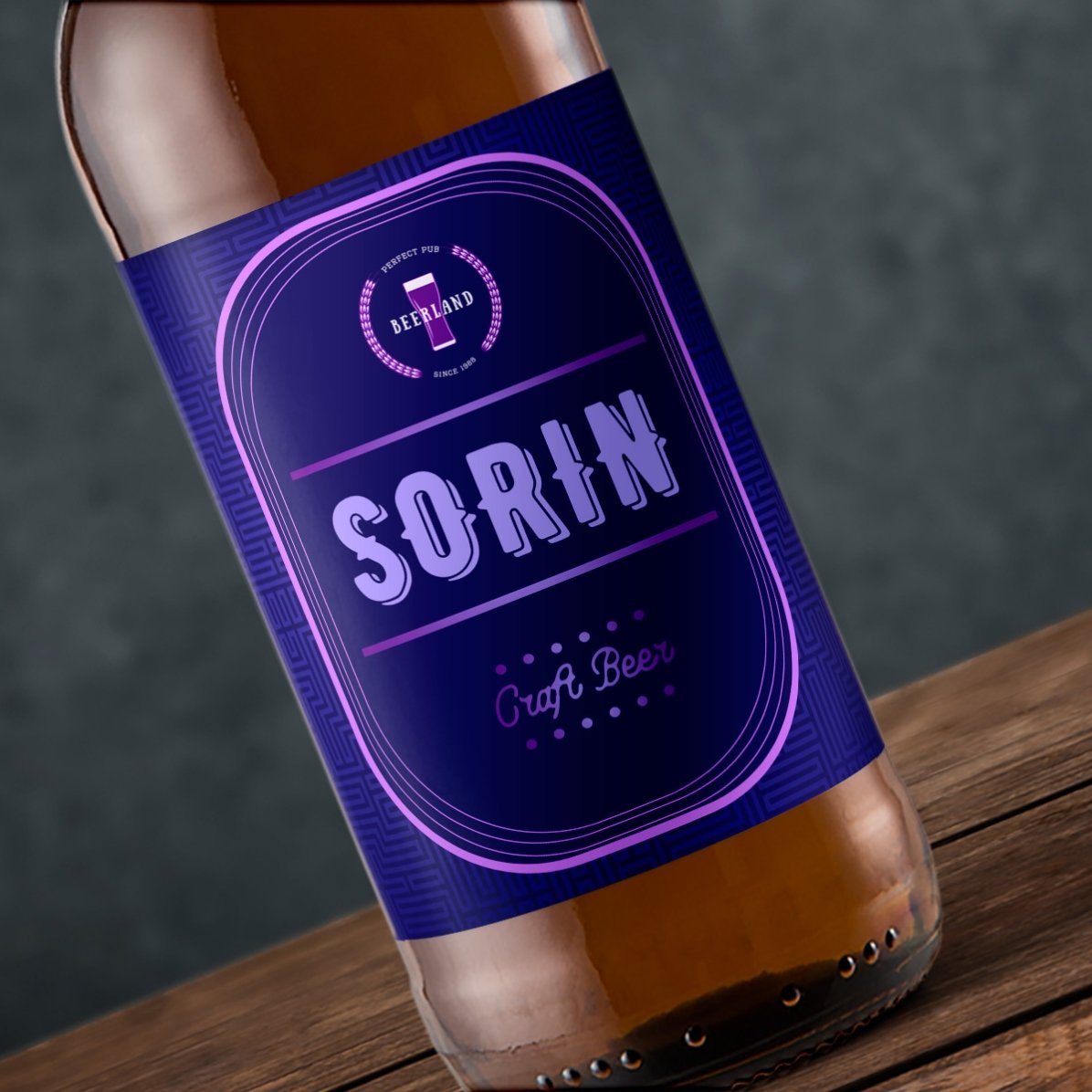 Birra personalizzata con nome