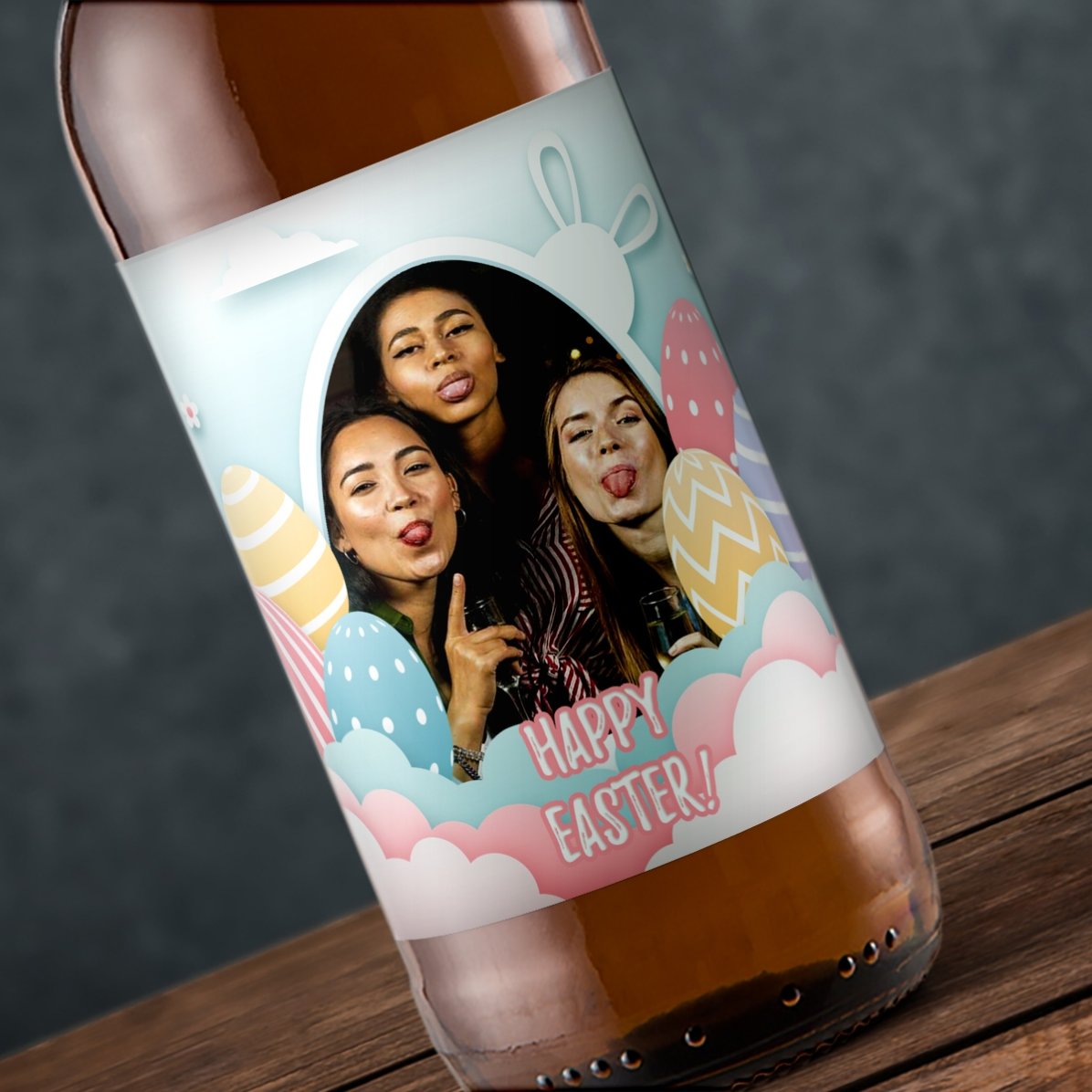Birra personalizzata con foto - Buona Pasqua!
