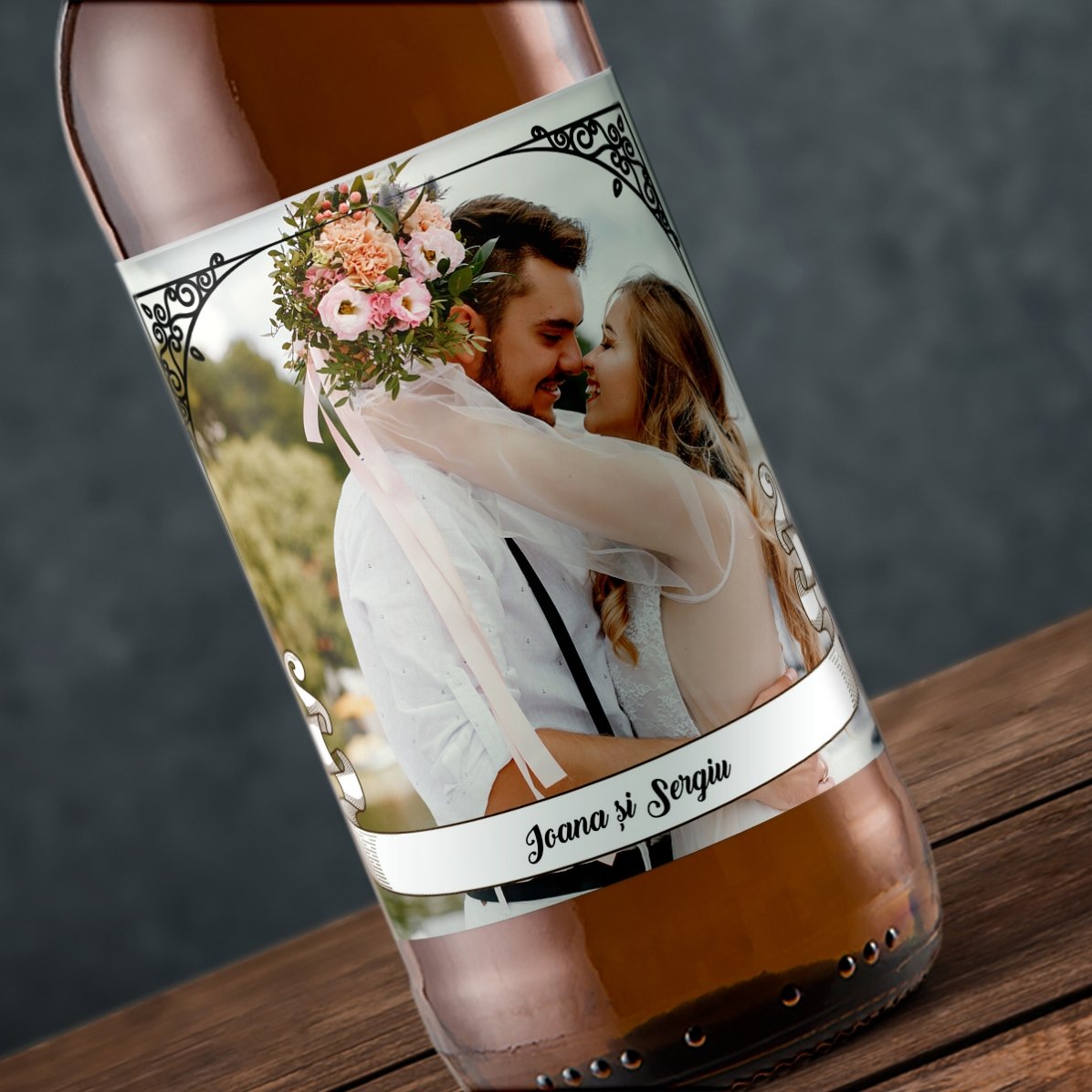 Birra personalizzata con foto e testo