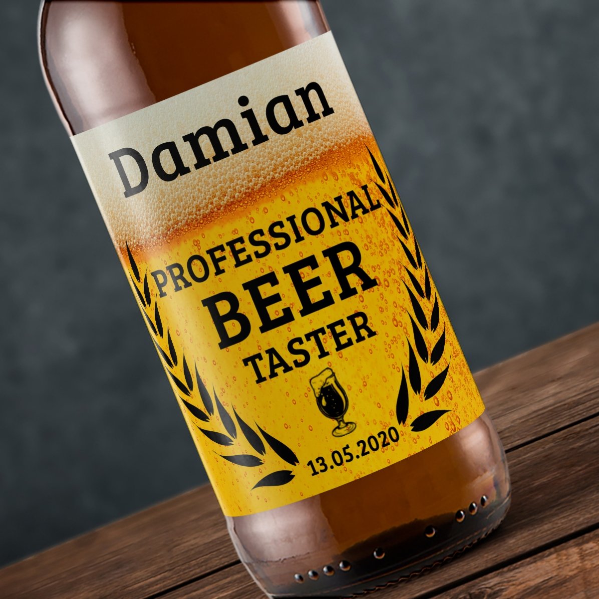 Birra personalizzata con scritta - Beer taster