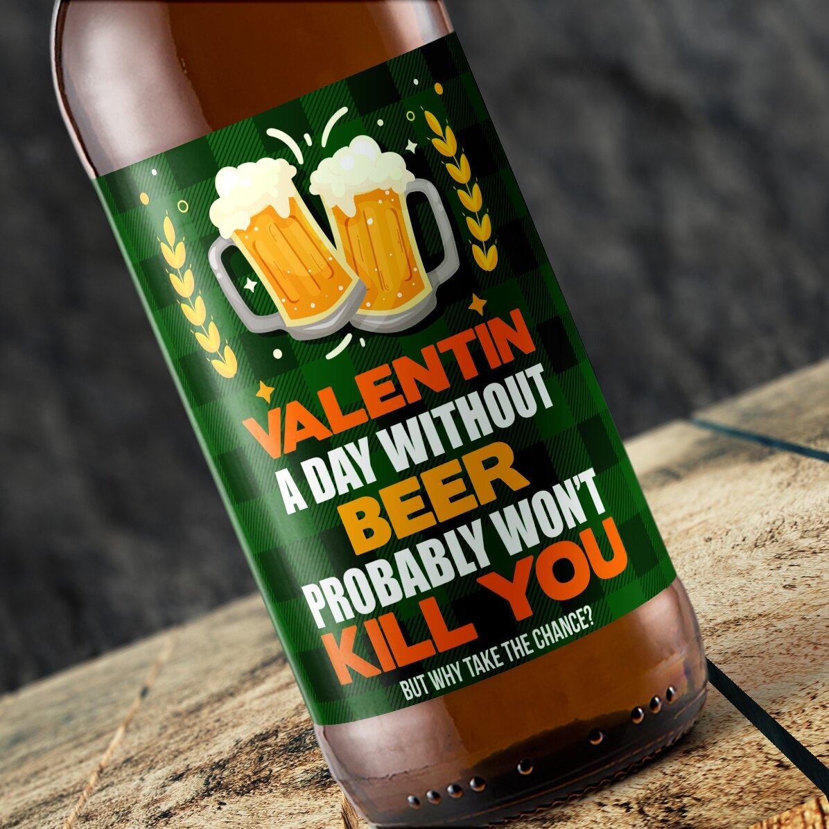 Birra personalizzata con scritta - Beer won